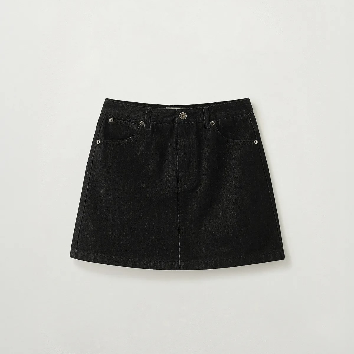Satur｜SA261WDK03 (W) Classic Nonfade Denim Mini Skirt S86