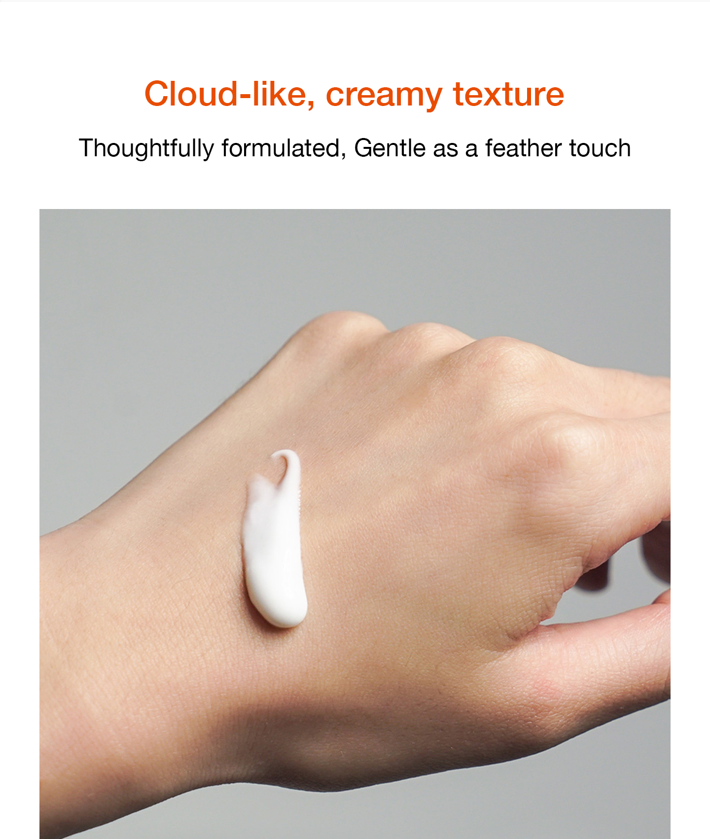 nomel Effortless Cleansing Balm light cloud-like balm texture close-up