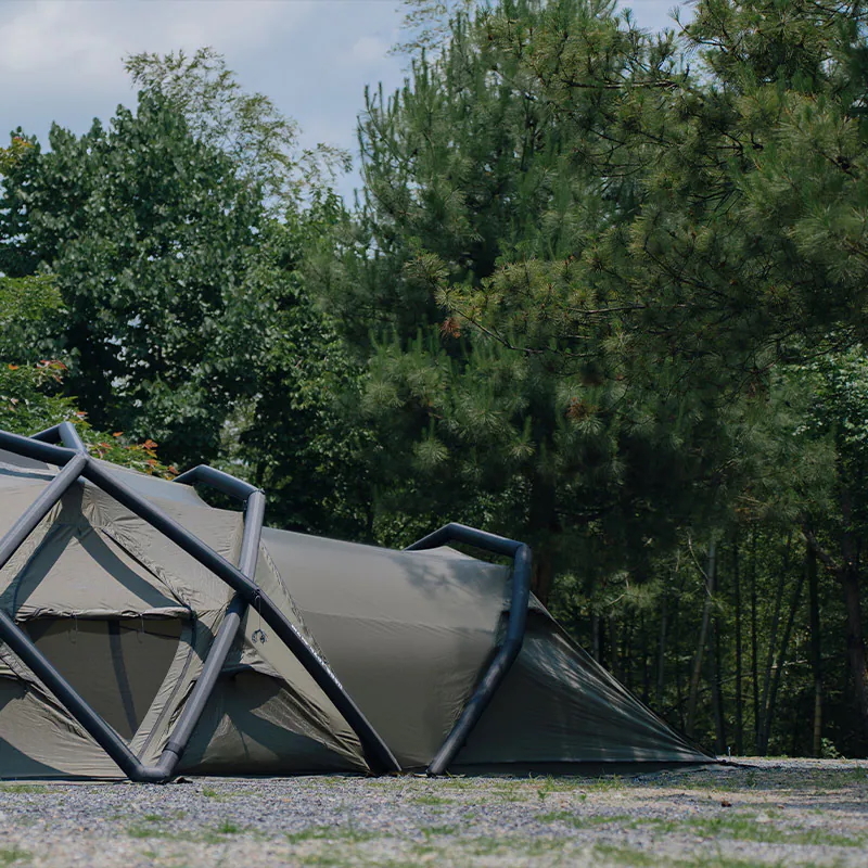 SPRINGHILL春山 春山伏羲空氣圓頂帳篷-組合優惠 (TC棉基本款+拓展帳)