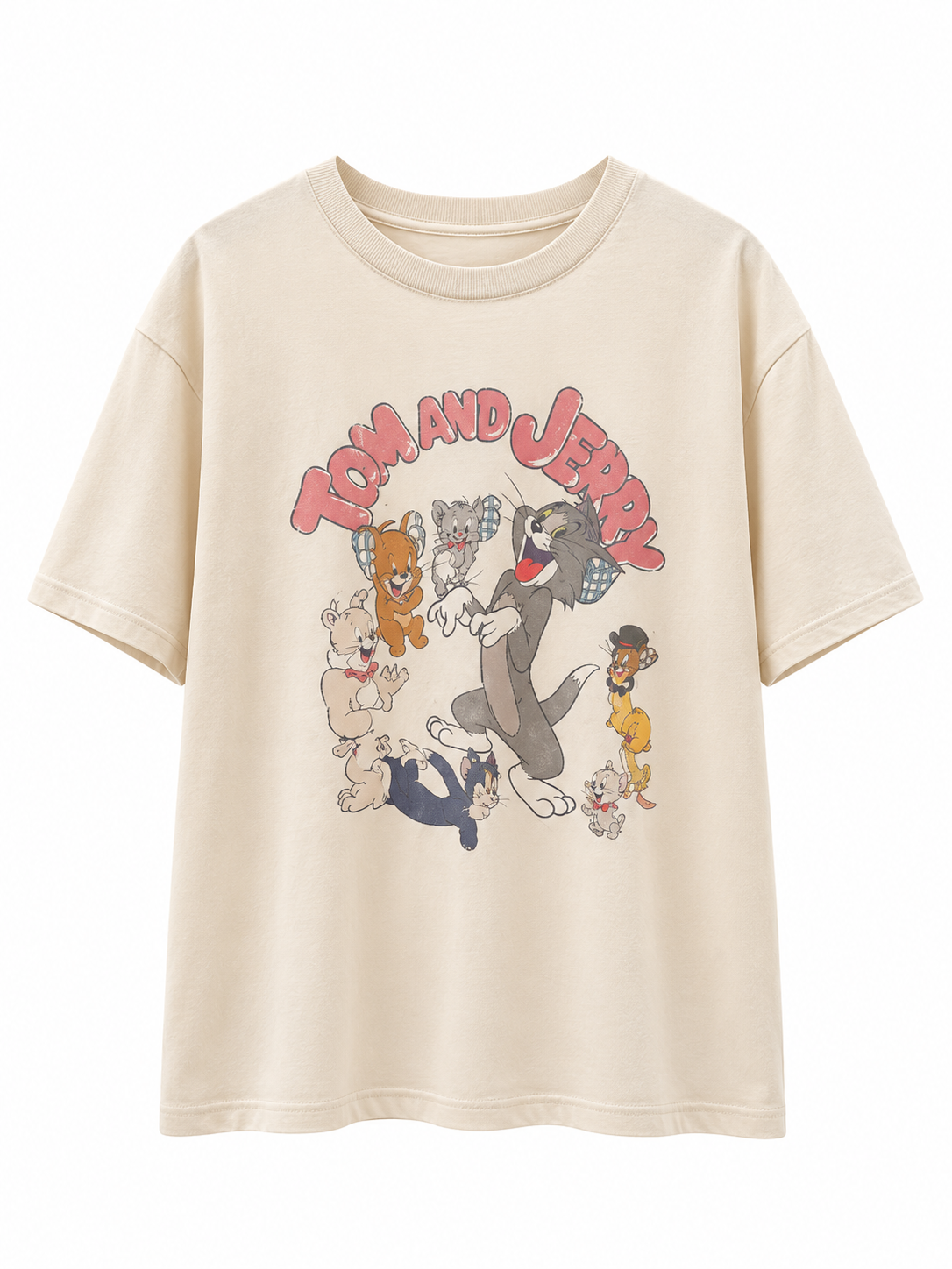 湯姆和傑瑞 朋友 微笑系列T-shirt