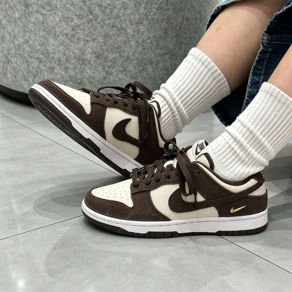 【預購】Nike Dunk Low "Light Orewood Baroque Brown" 麂皮 巧克力 可可奶昔 小金勾 IO4244-102