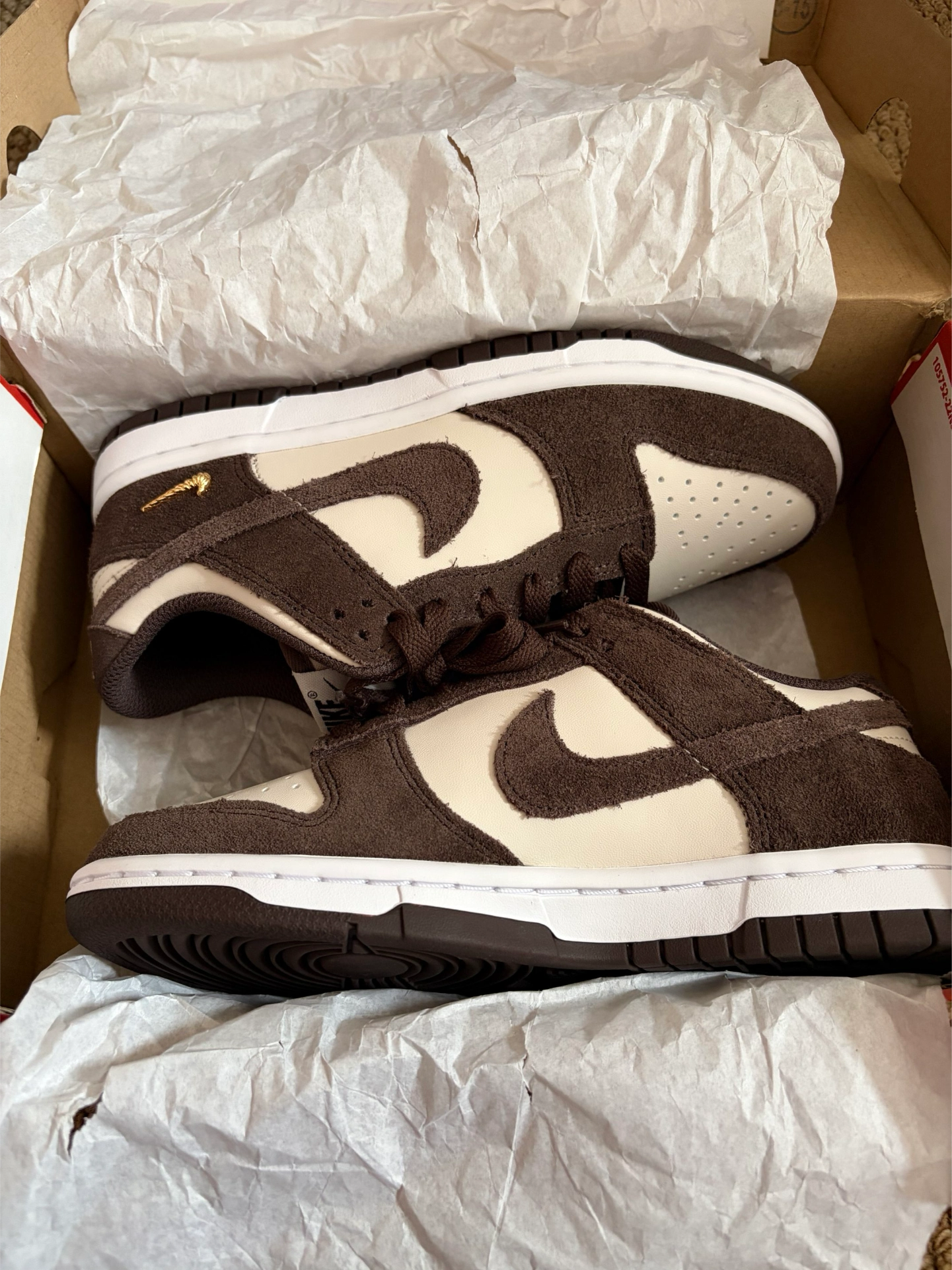 【預購】Nike Dunk Low "Light Orewood Baroque Brown" 麂皮 巧克力 可可奶昔 小金勾 IO4244-102