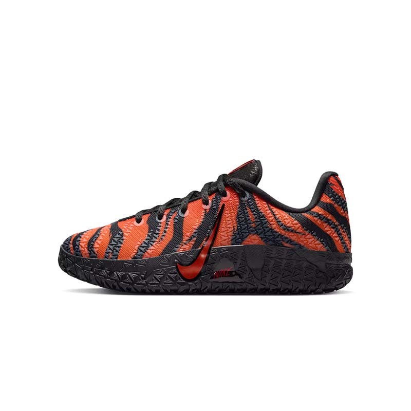 Nike Ja 3 "Animal Pack" GS 虎紋 緩震 實戰籃球鞋 莫蘭特 黑橘 女鞋 大童 IV2622-800 [台灣現貨]