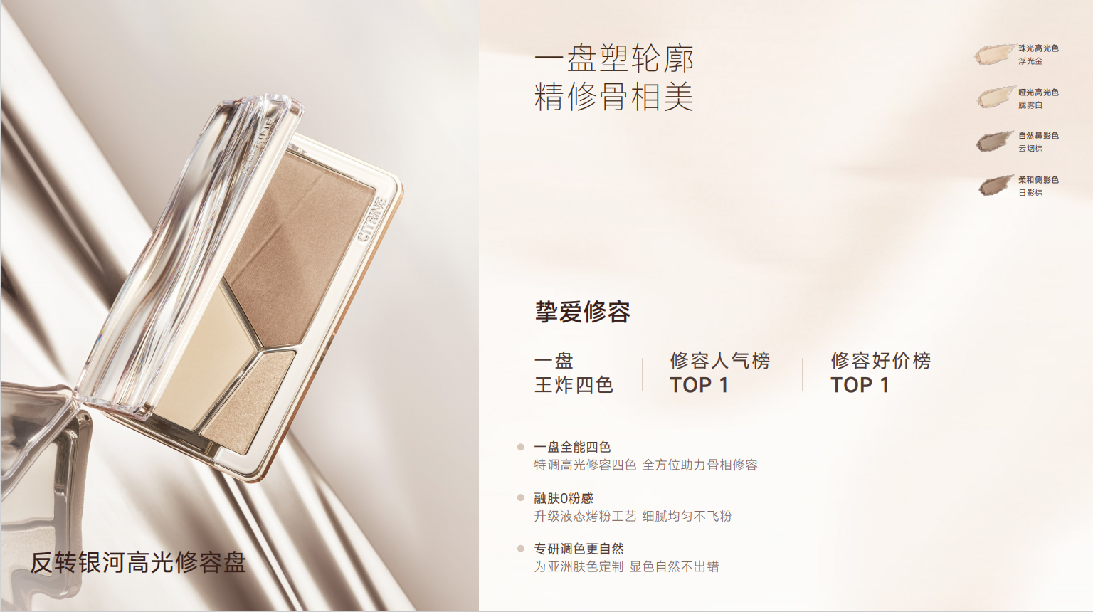 0716CN06-CITRINE-COS-春汀光影悅色修容盤14.5g 四色一體（A6）