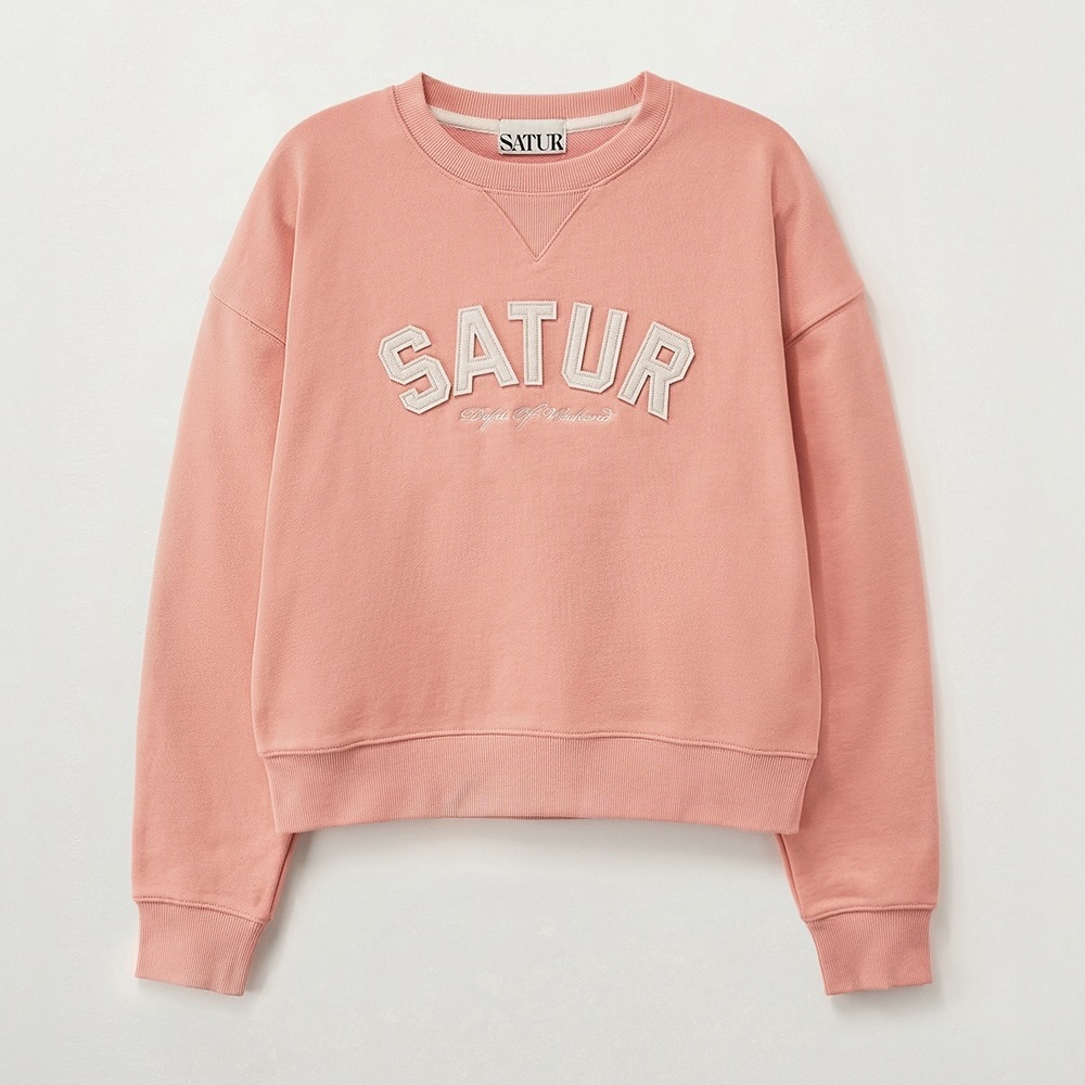 Satur｜SA261WTM03 [이민정 Pick] (W) Lugo Basic Crop Sweatshirt [2 colors] S104
