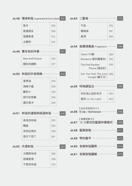 吉他譜 255443 彈指之間 20版 吉他彈唱入門 教材 樂譜 QR影音 潘尚文