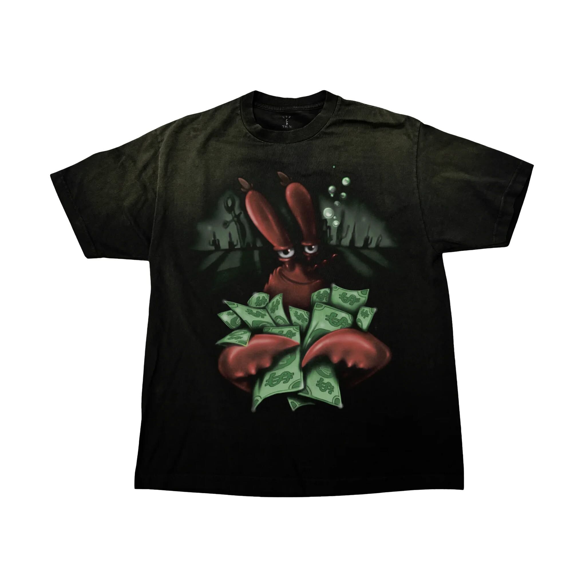 CJ X SPONGEBOB MONEY TEE Travis scott