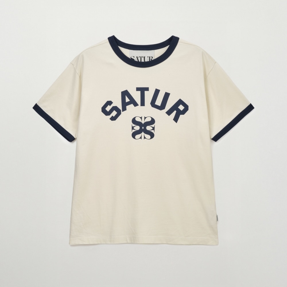 Satur｜SA262MTS01 Satur Logo CB Crop T-Shirt [3 colors] S482