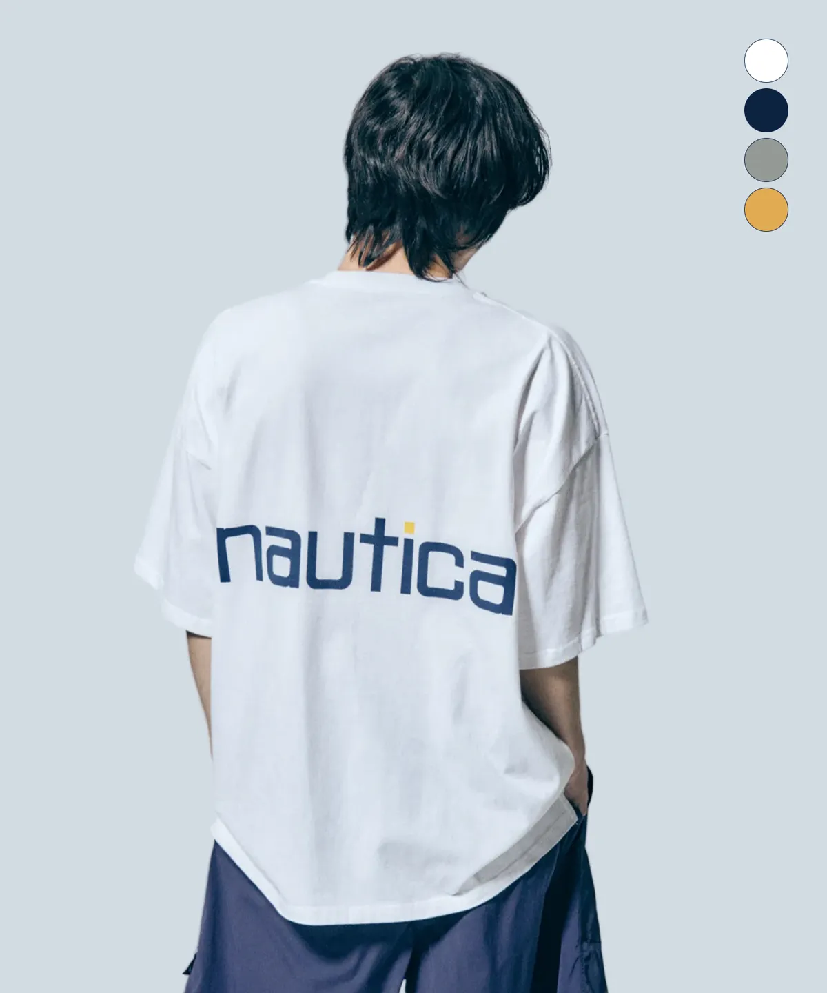 【預購】NAUTICA ZKR0713516 後背標識短袖上衣