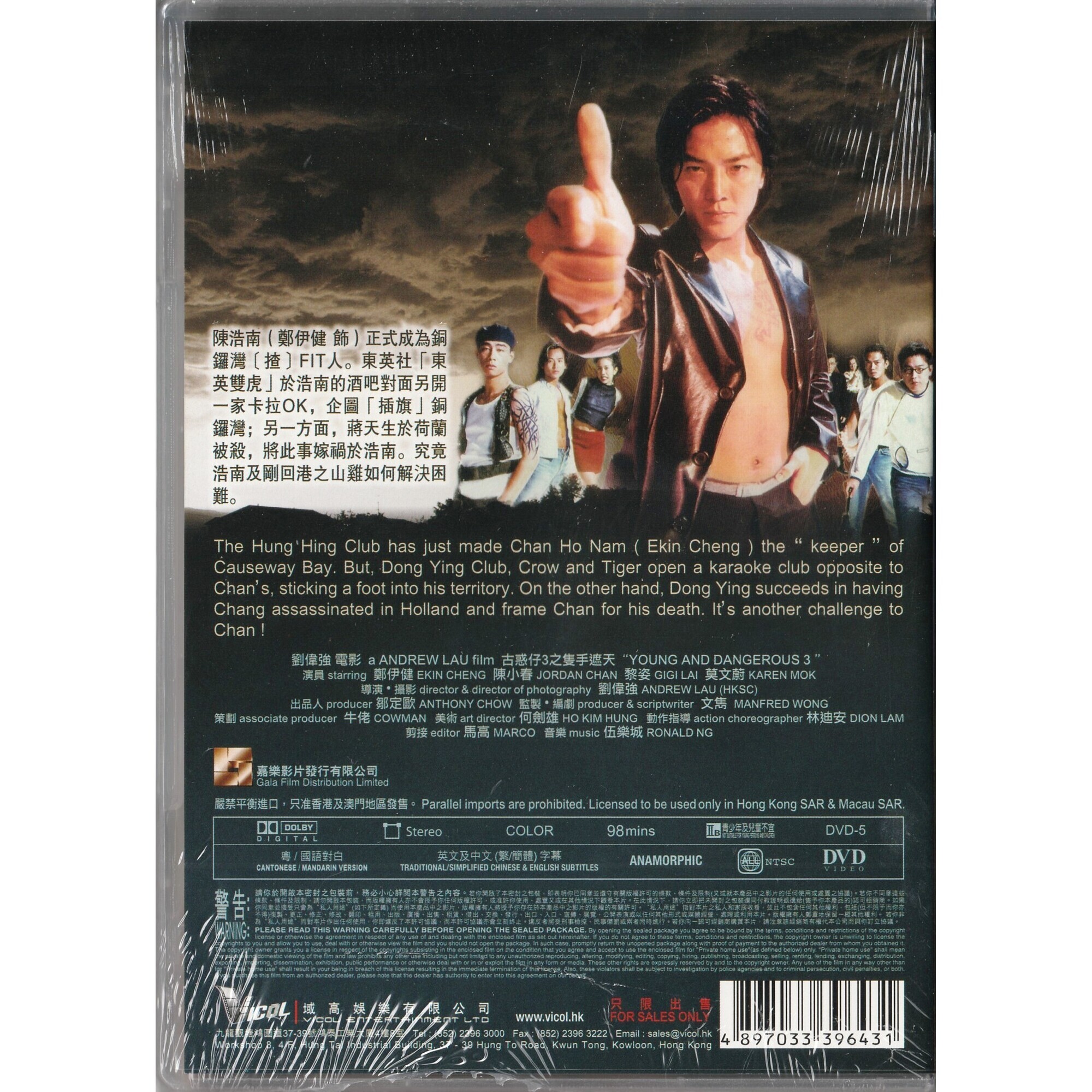 古惑仔3之隻手遮天 (DVD)