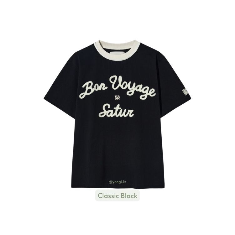 Satur｜SA262MTS10 Satur Logo Voyage T-Shirt [4 colors] S128