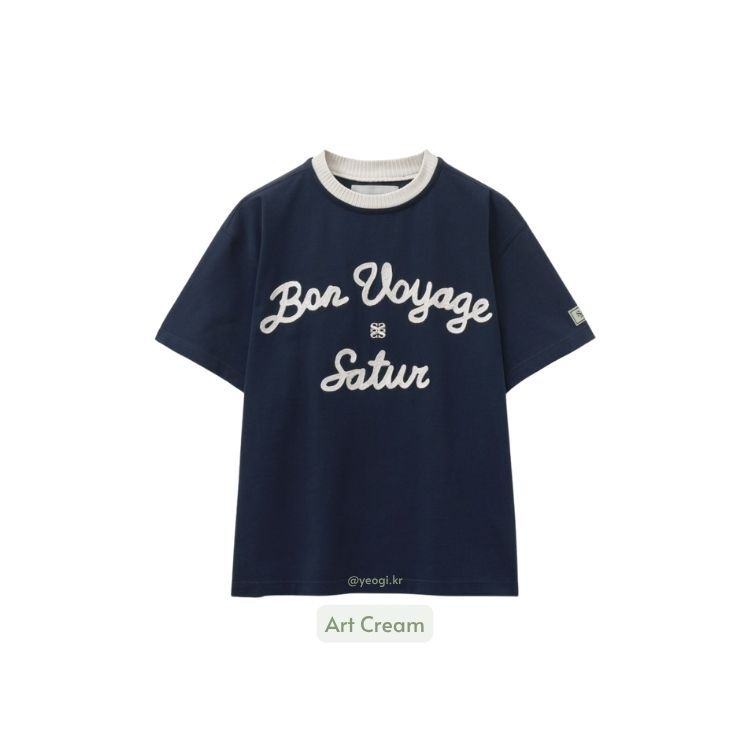 Satur｜SA262MTS10 Satur Logo Voyage T-Shirt [4 colors] S128