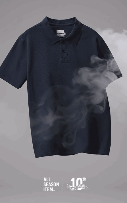DIMITRI BLACK POLO短袖襯衫（COOLMAX® 涼感機能面料）8色