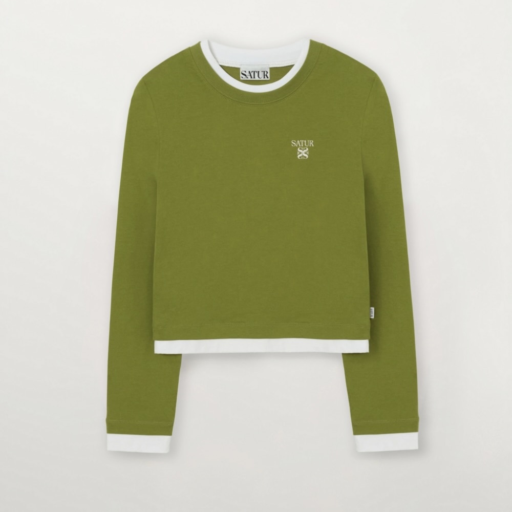 Satur｜(W) Layered Long Sleeve SA261WLS01 [3 colors] S509