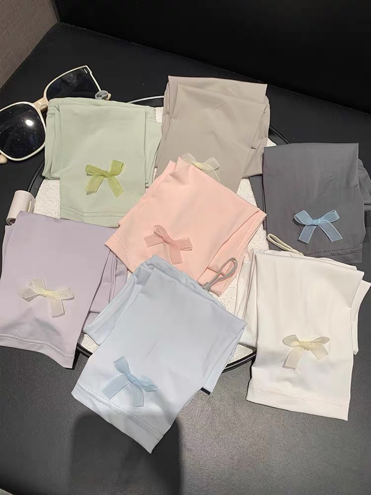 【預購】夏季 透氣 防曬袖套 遮陽袖套 立體蝴蝶結 糖果色 多色