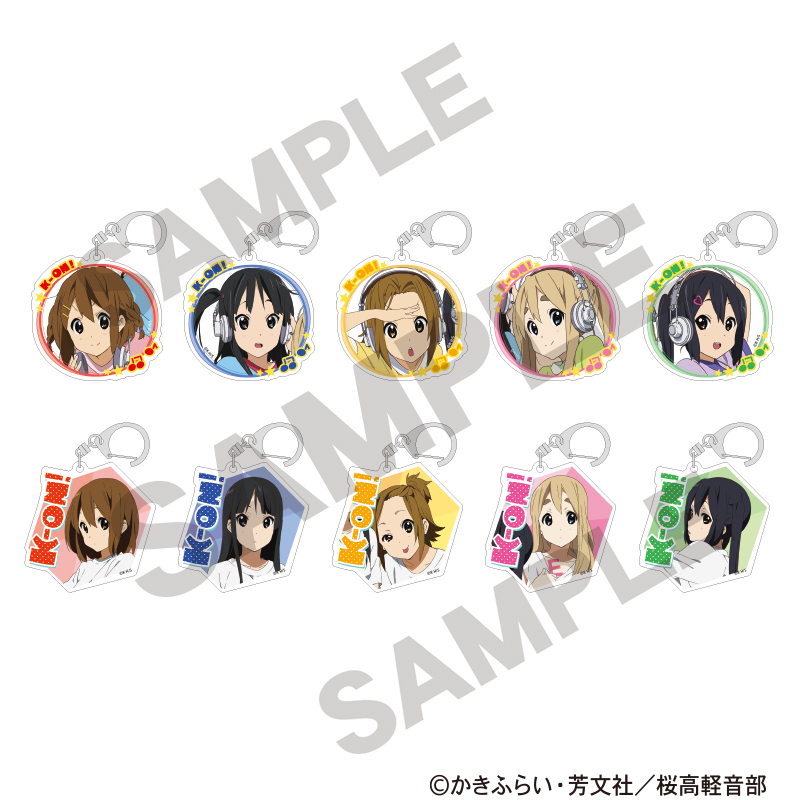 Crux "K-ON!" Acrylic Keychains (10 pieces per full box)
