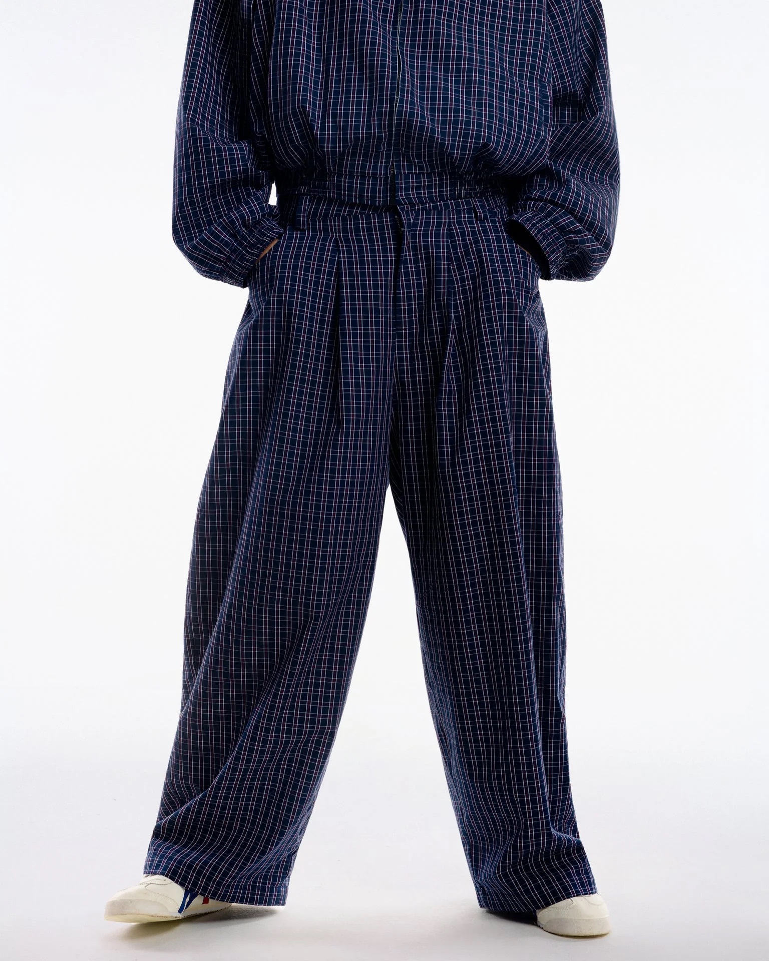 Push Push Gingham Wide Pants