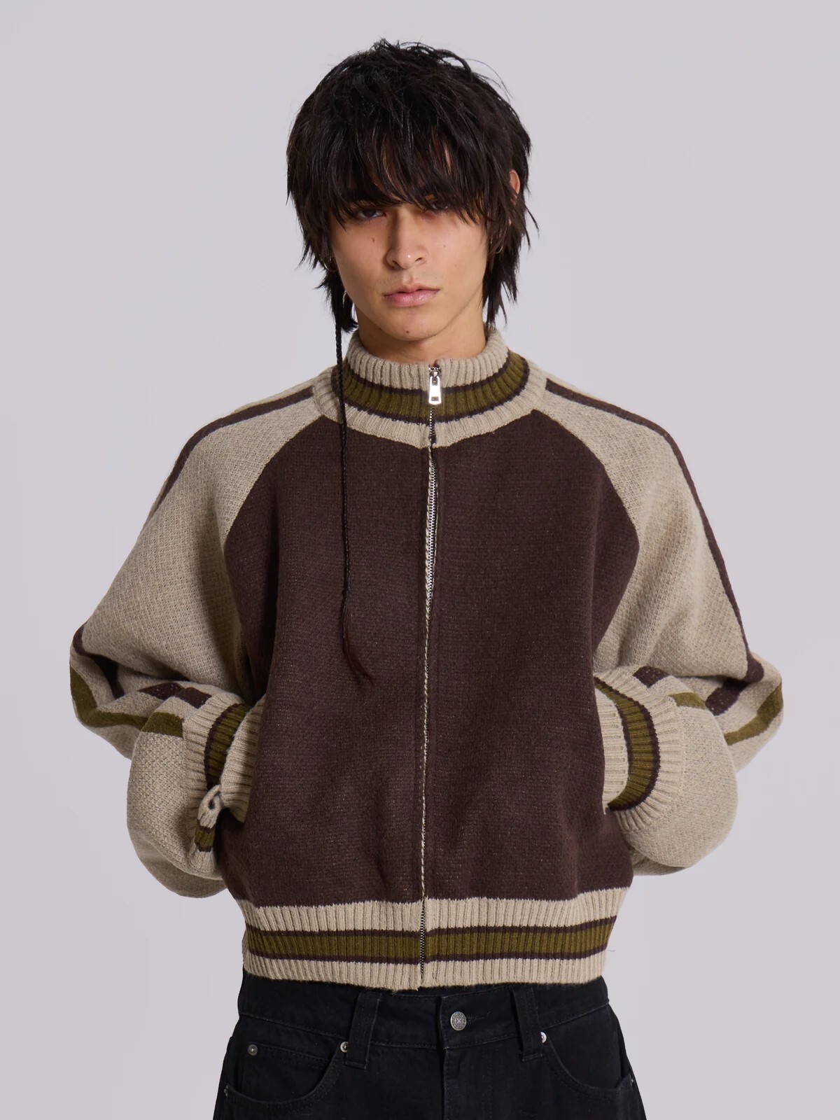 JADED LONDON 立領針織短版夾克 Knit Zip-Through Cardigan JWJK4976