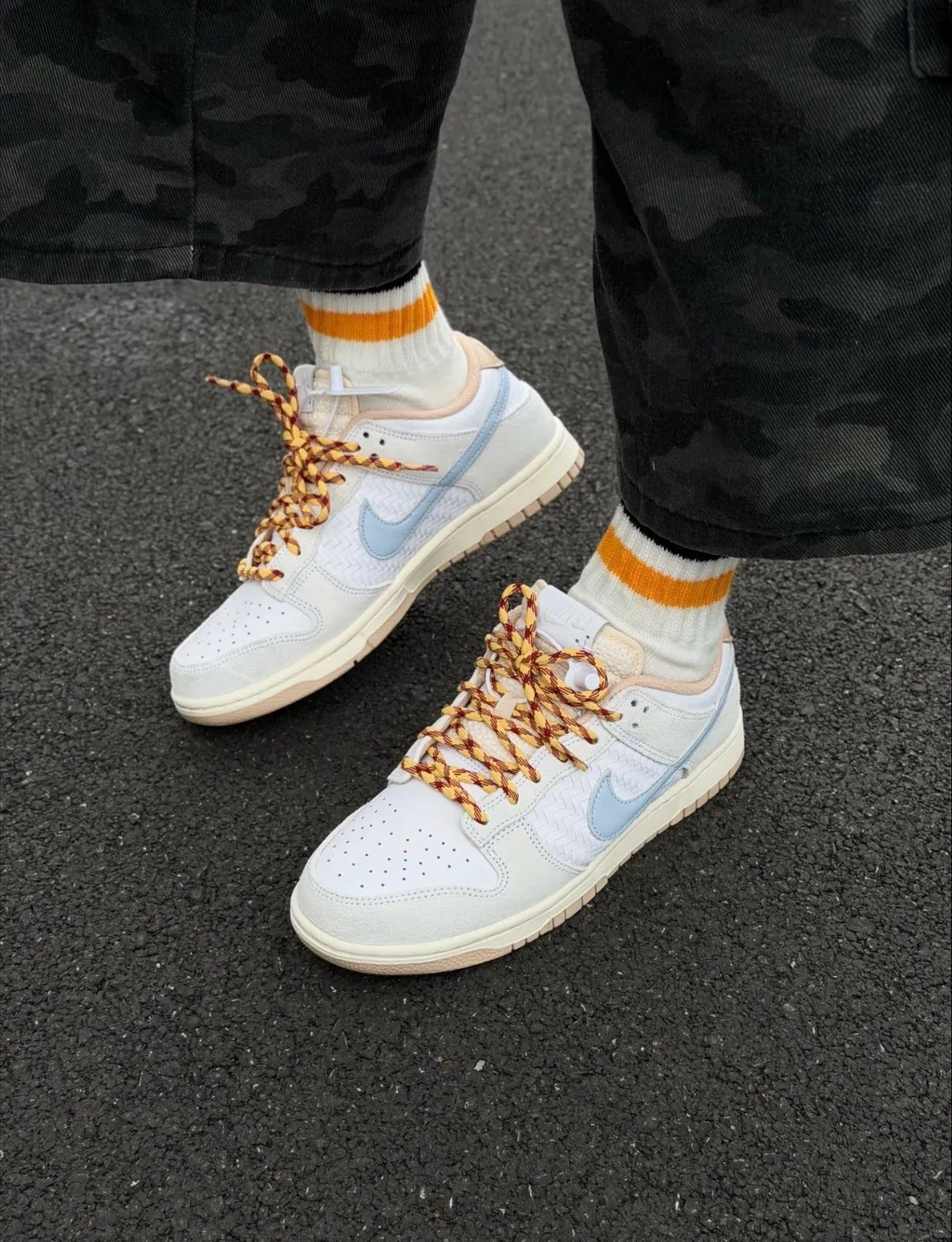 【逢甲 FUZZY】Nike Dunk Low Retro SE 編織 白藍 IW2016-141