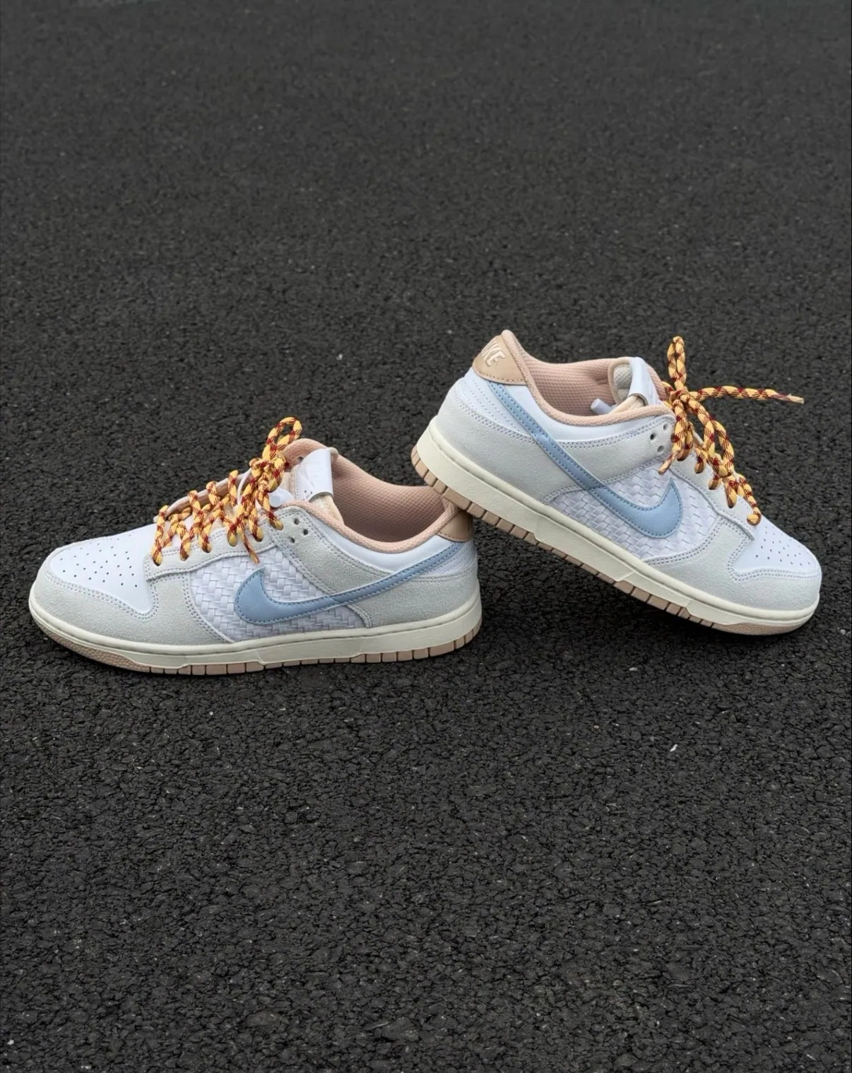 【逢甲 FUZZY】Nike Dunk Low Retro SE 編織 白藍 IW2016-141
