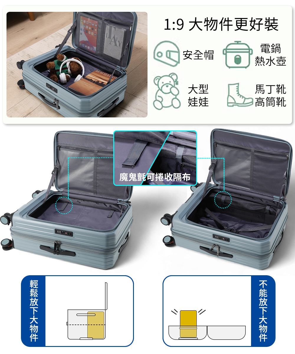 1:9更好裝電鍋安全帽熱水壺REALIZAT 型馬丁靴娃娃高筒靴魔鬼氈捲收隔布大大物件