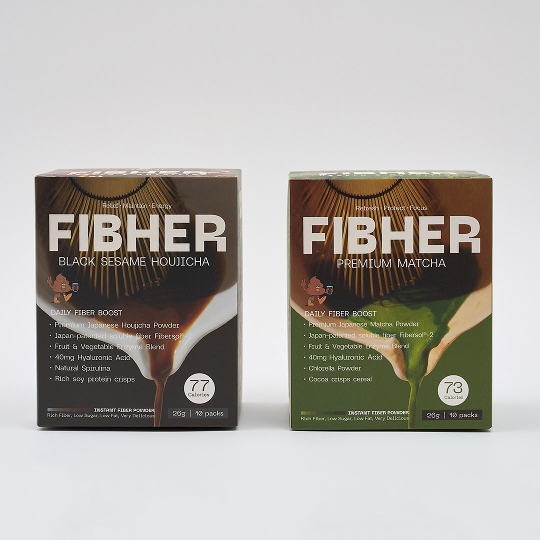 【預購】辻利 × FIBHER 黑芝麻焙茶+頂級抹茶