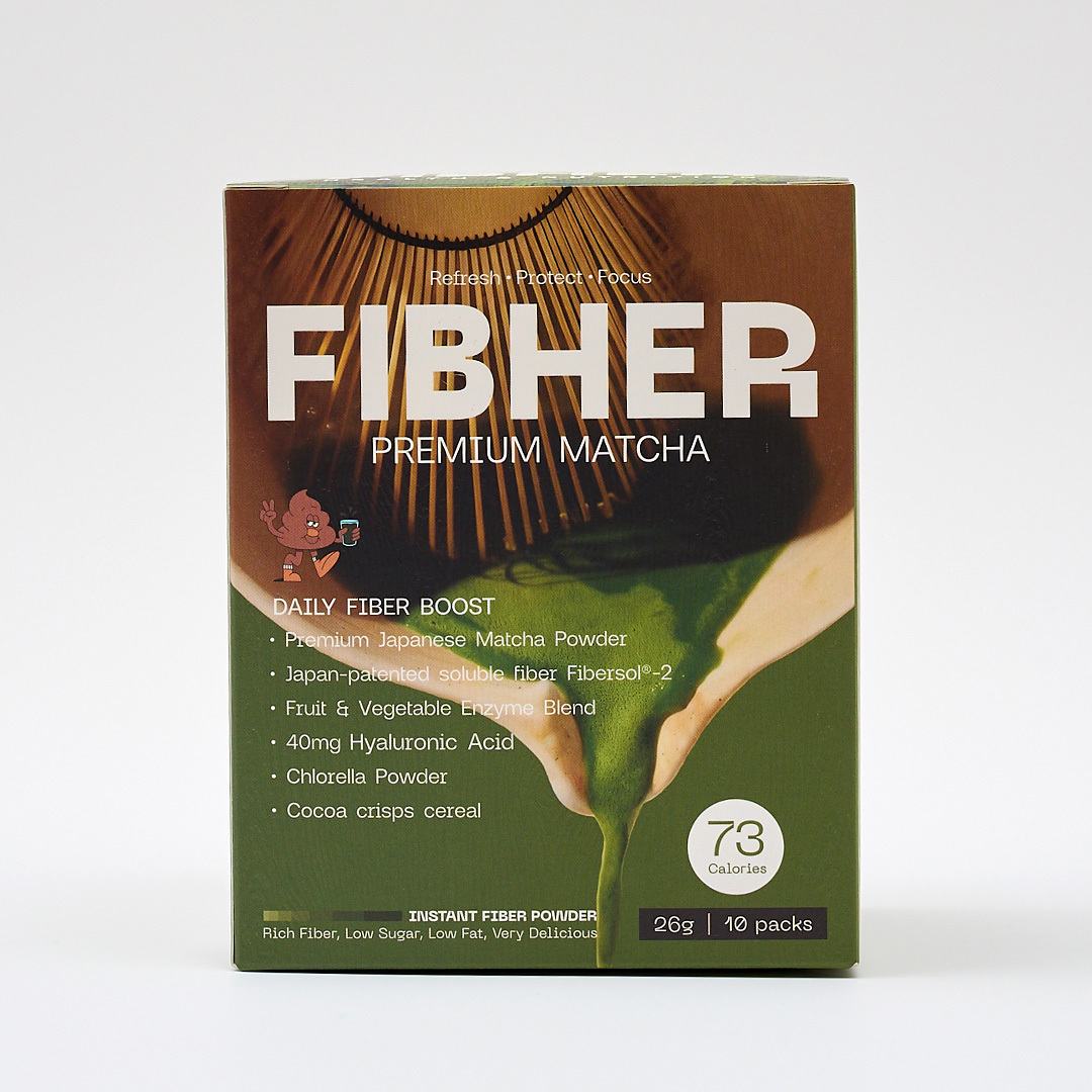 【預購】辻利 × FIBHER  纖順頂級抹茶纖維飲