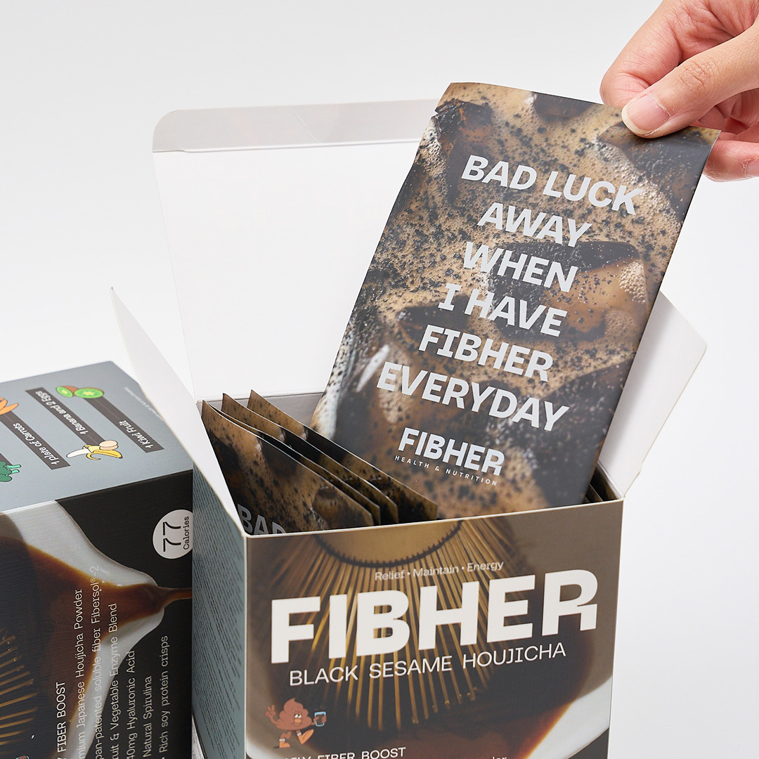 TSUJIRI X FIBHER Black Sesame Houjicha Fiber