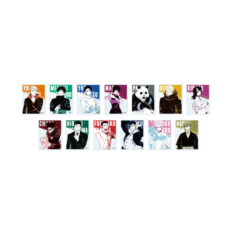 A3 "Jujutsu Kaisen" Acrylic Cards Vol.02 Graffiti Sketch Illustration (13 pieces per full box)