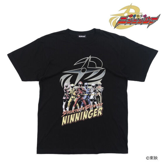 254152 Pbandai 預訂 2026/8月 東映ヒーローTシャツ　手裏剣戦隊ニンニンジャー