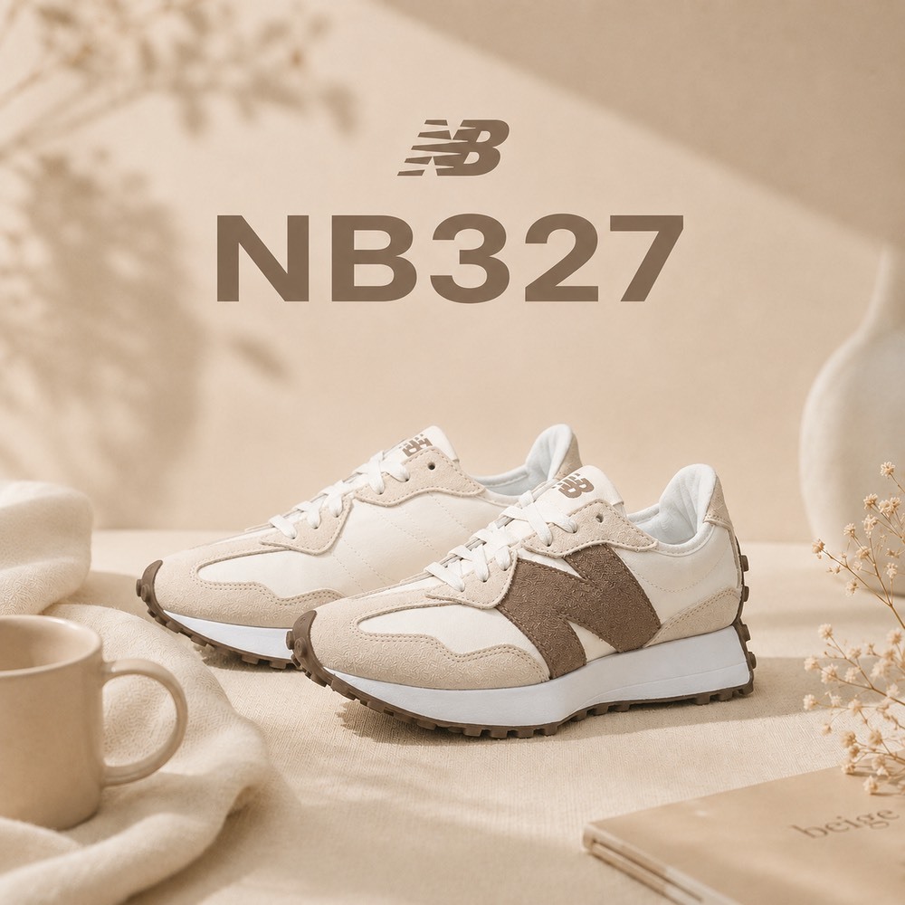 NEW BALANCE 休閒鞋 NB 327 焦糖 棕色 麂皮 復古 女 W327SUC
