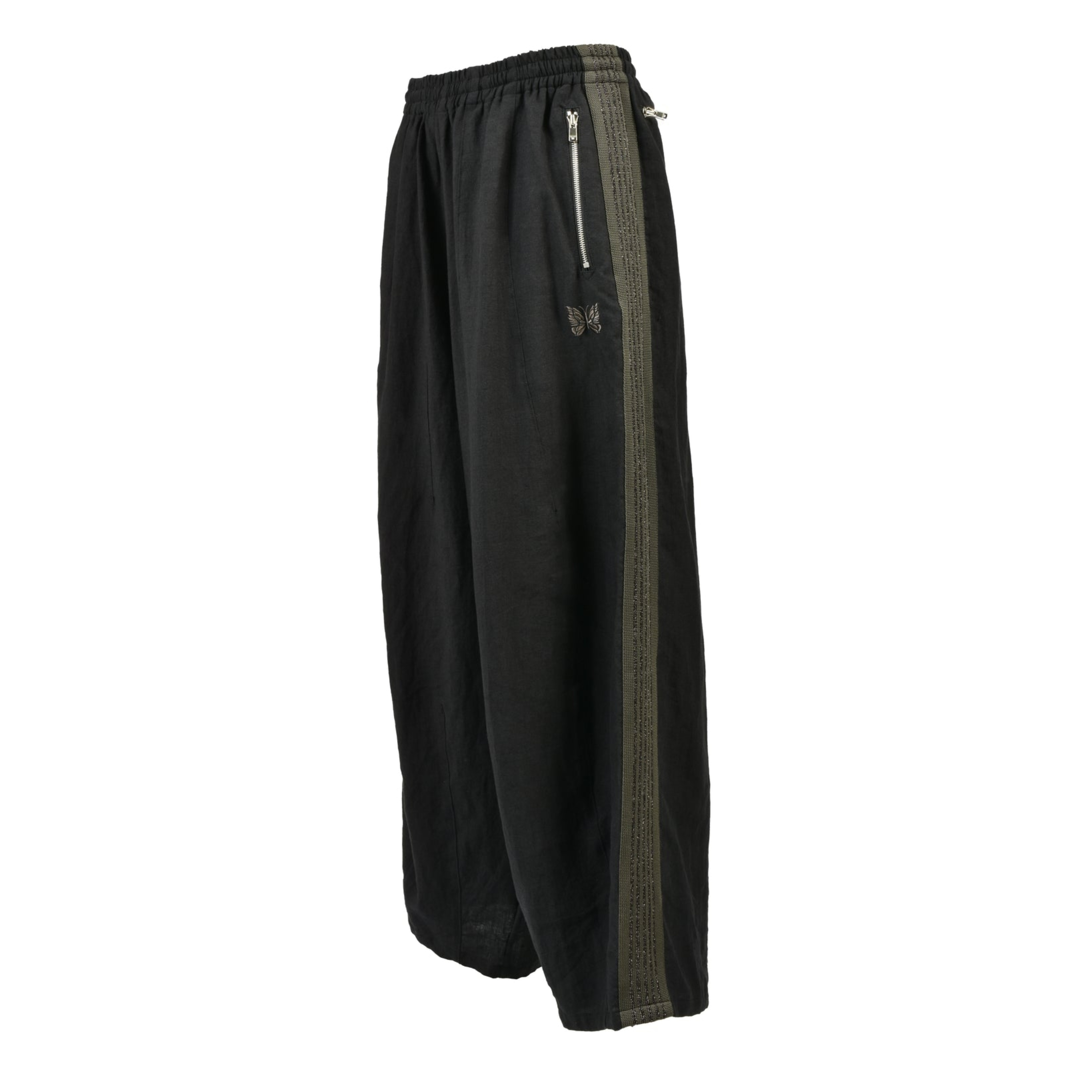 2026SS NEEDLES x NUBIAN H.D. TRACK PANT COTTON LINEN 亞麻 聯名 20週年 限定 寬版 口袋 長褲 褲子 現貨 SX1597