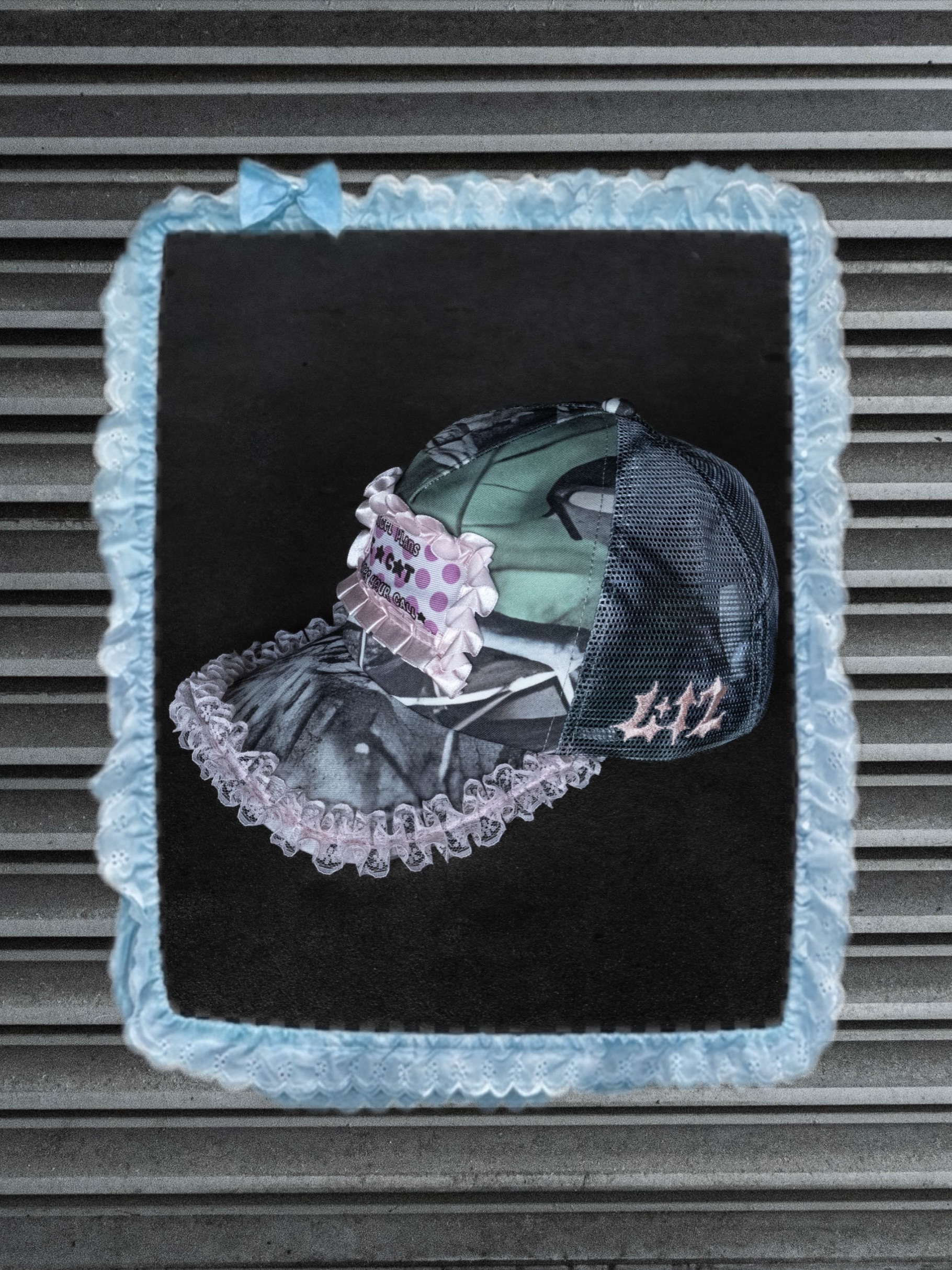 LIZ Lace Trucker Cap