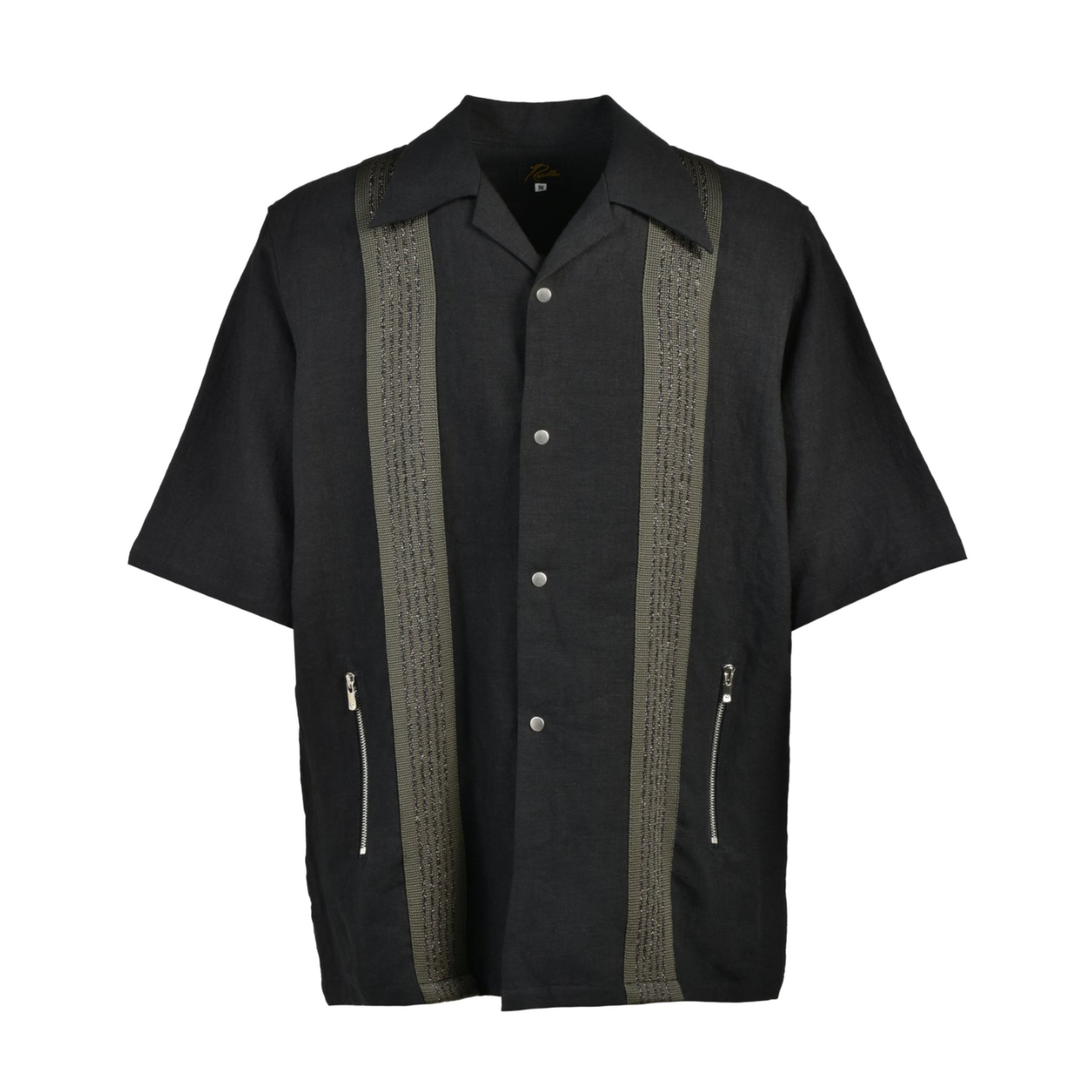 2026SS NEEDLES x NUBIAN TRACK S/S OPEN COLLAR SHIRT 亞麻 聯名 20週年 限定 短袖 襯衫 現貨 SX1595