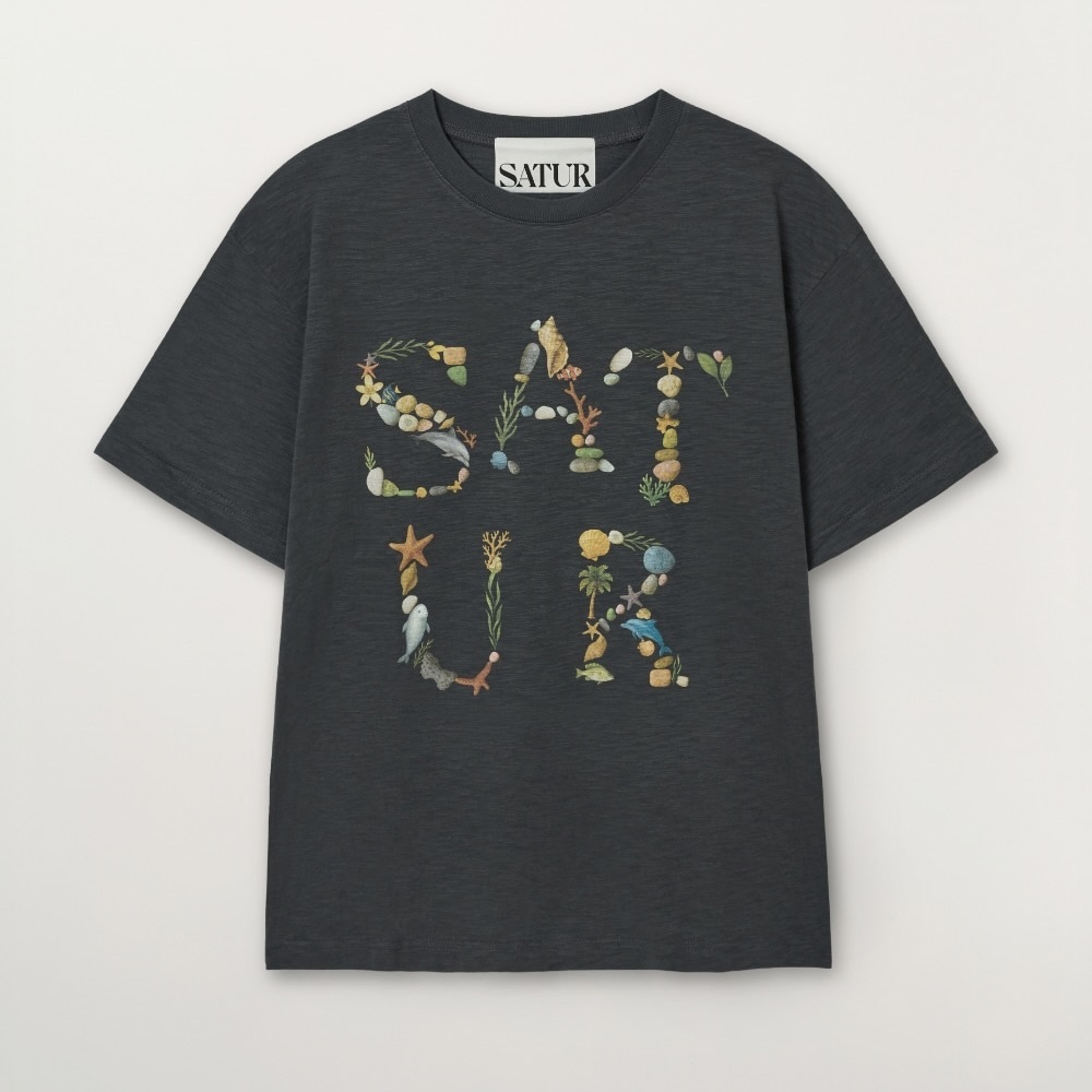 Satur｜Satur Holiday mood T-Shirt SA262UTS12 [3 colors] S452
