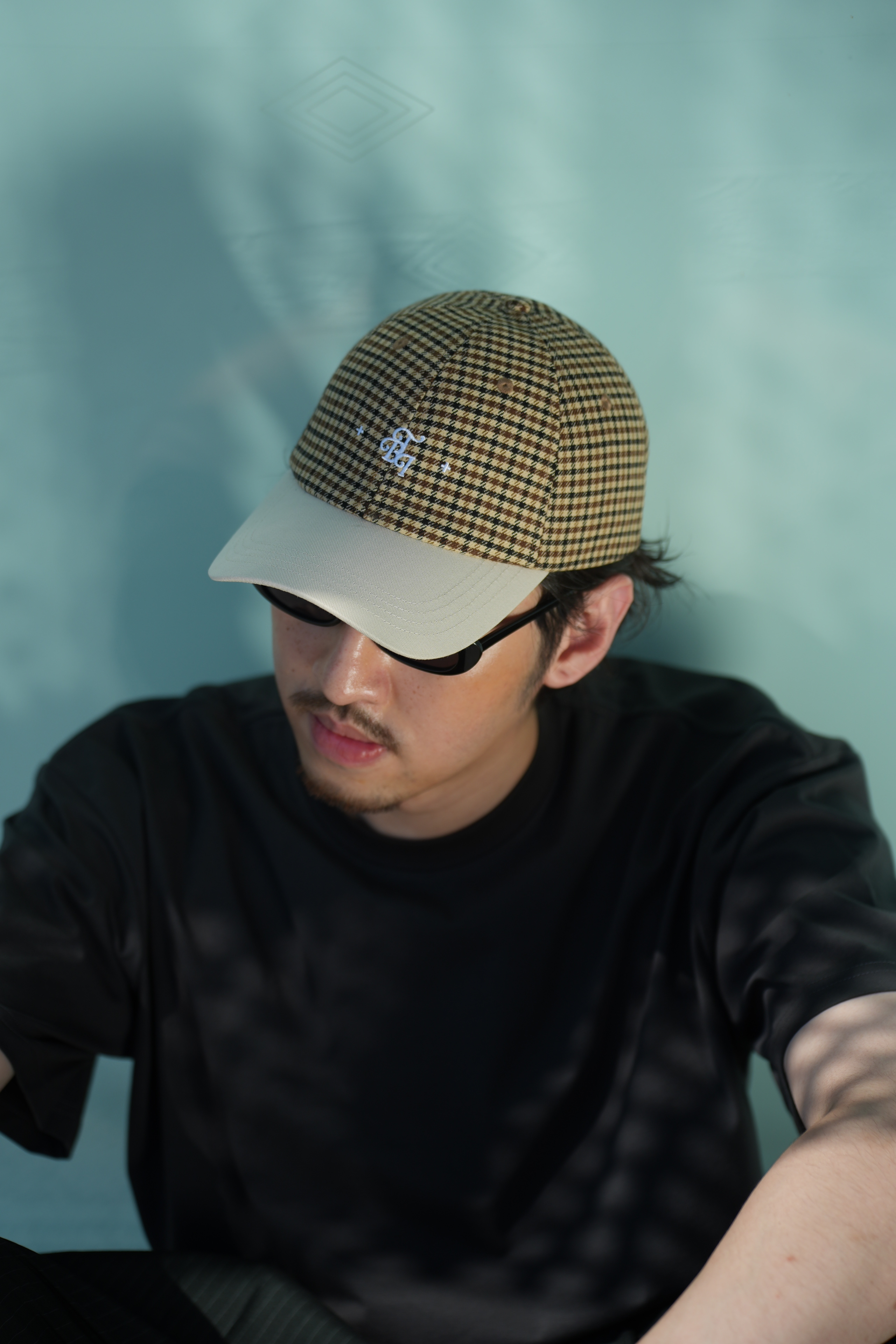 TBI Plaid Patchwork Corduroy Cap｜Brown｜Hong Kong Original Design