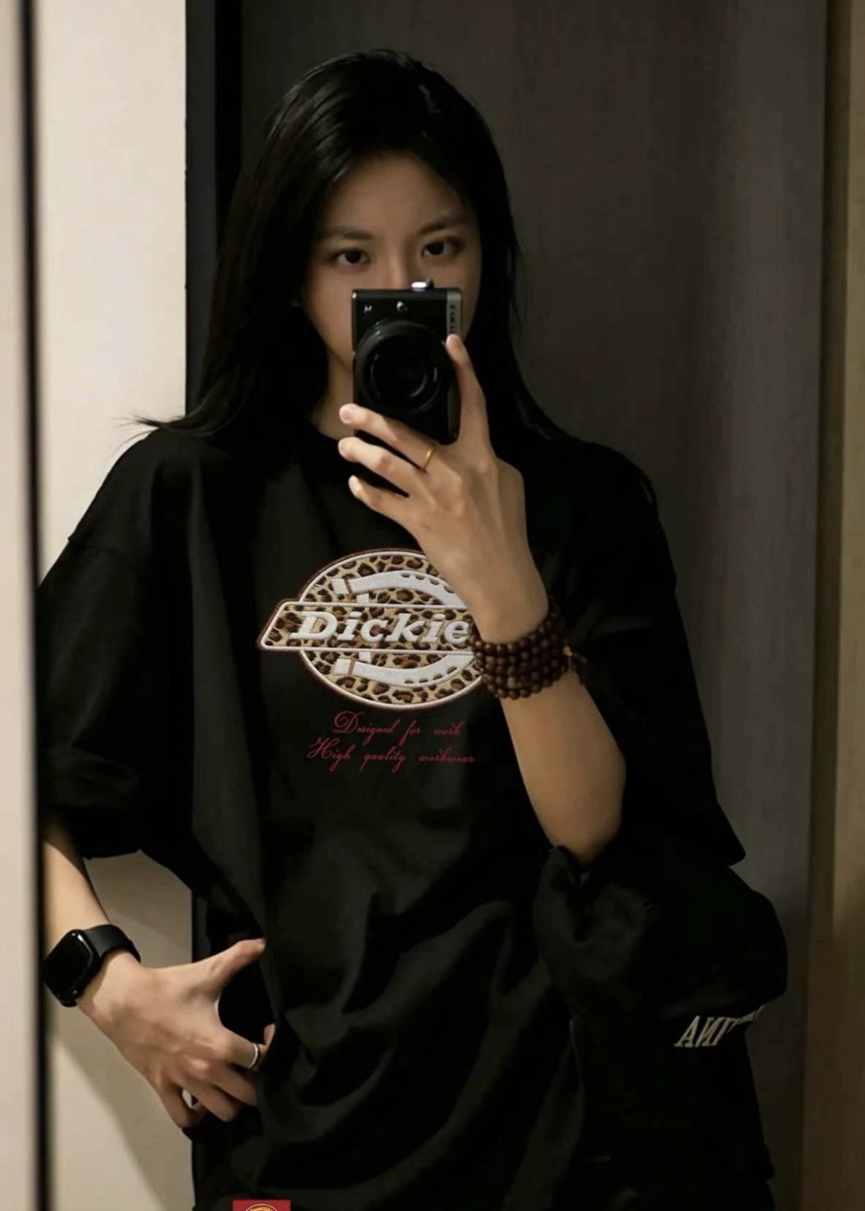 預購 Dickies 320g 厚磅 立體刺繡 豹紋 短Tee