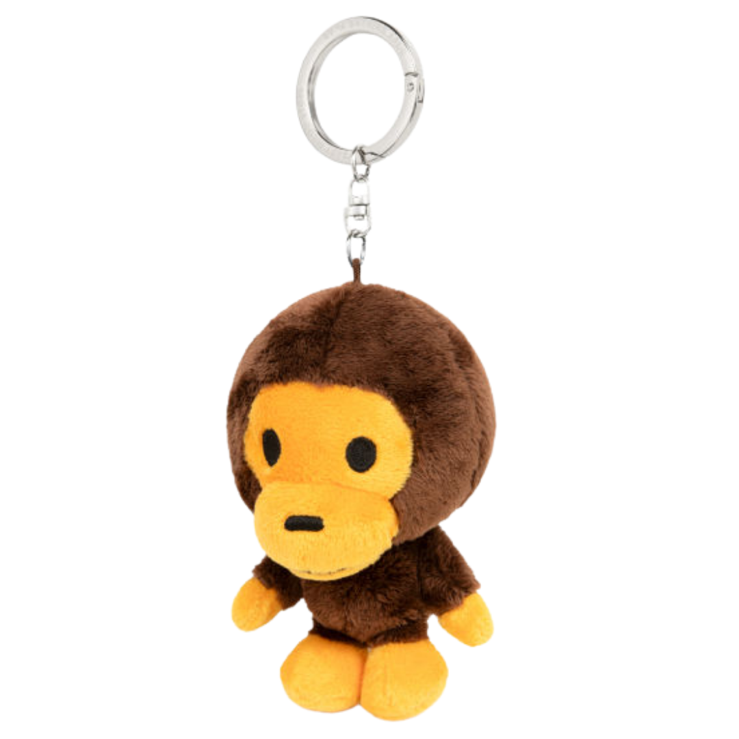 ☆ETW☆【EASY TO WEAR】BAPE BABY MILO PLUSH DOLL KEYCHAIN 吊飾 娃娃 鑰匙圈 配件 小猴子
