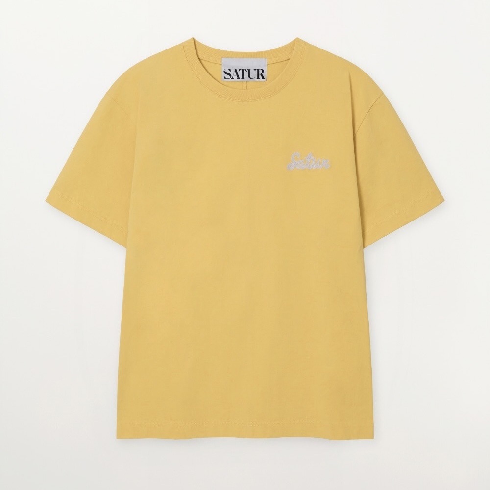 Satur｜SA262UTS06 Flowing Small Logo T-Shirt [4 colors] S540