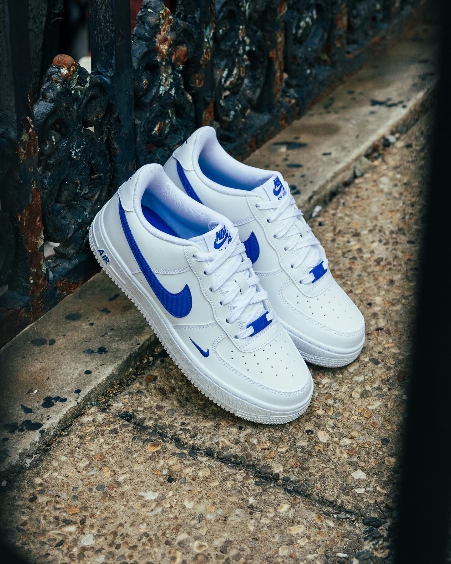 【逢甲 FUZZY】Nike Air Force 1 Tech Essential 藍小勾 白藍 IV5732-100 IM7662-100