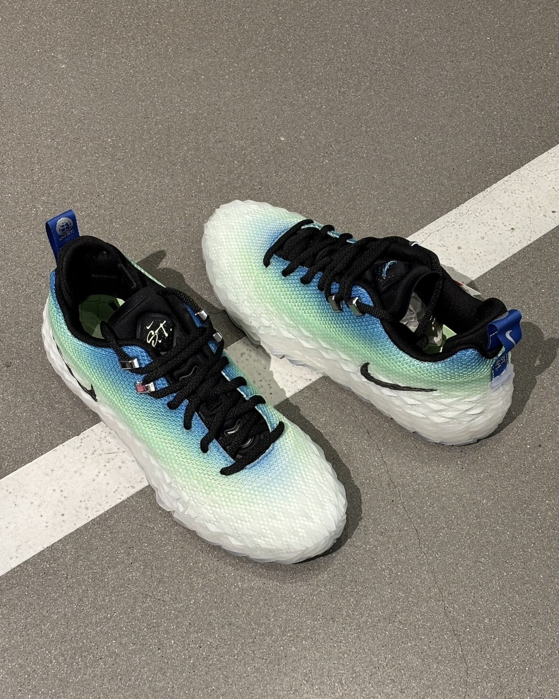 <現貨>Nike S.T. Charge EP 藍綠白 實戰籃球鞋 男款