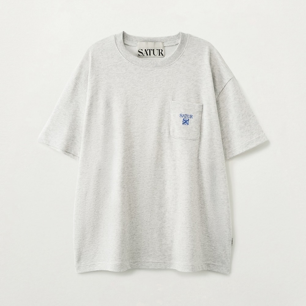 Satur｜SA262UTS04 Apero Logo Pocket T-Shirt [3 colors] S200