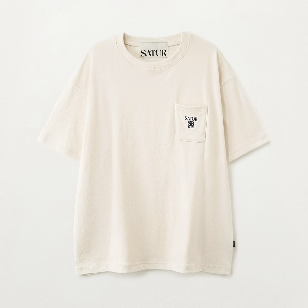Satur｜SA262UTS04 Apero Logo Pocket T-Shirt [3 colors] S200