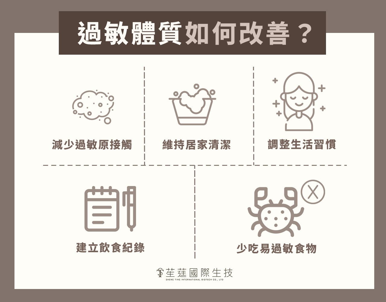 過敏體質如何改善？