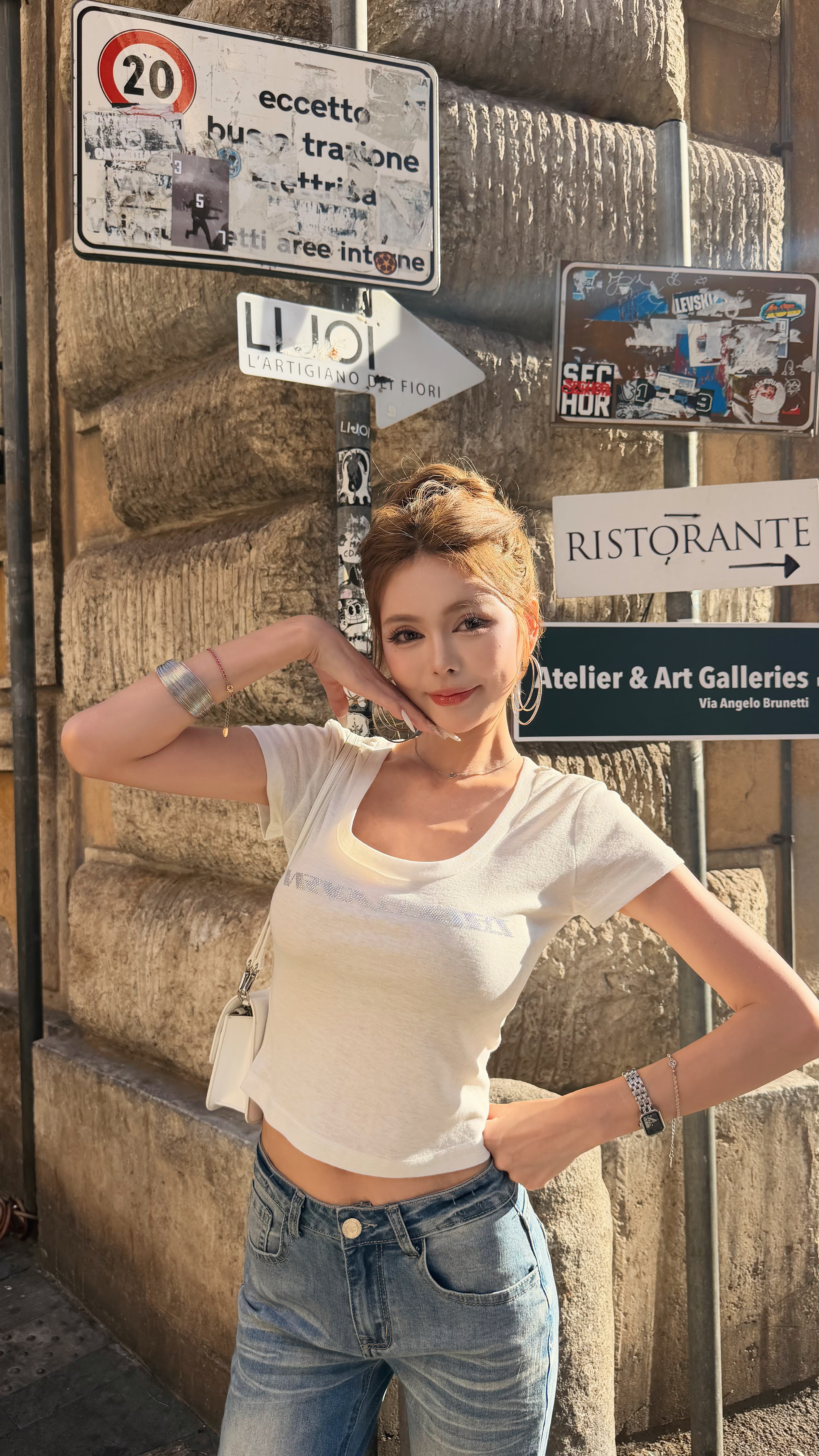 西西里假期｜Sicily Escape 亮鑽上衣
