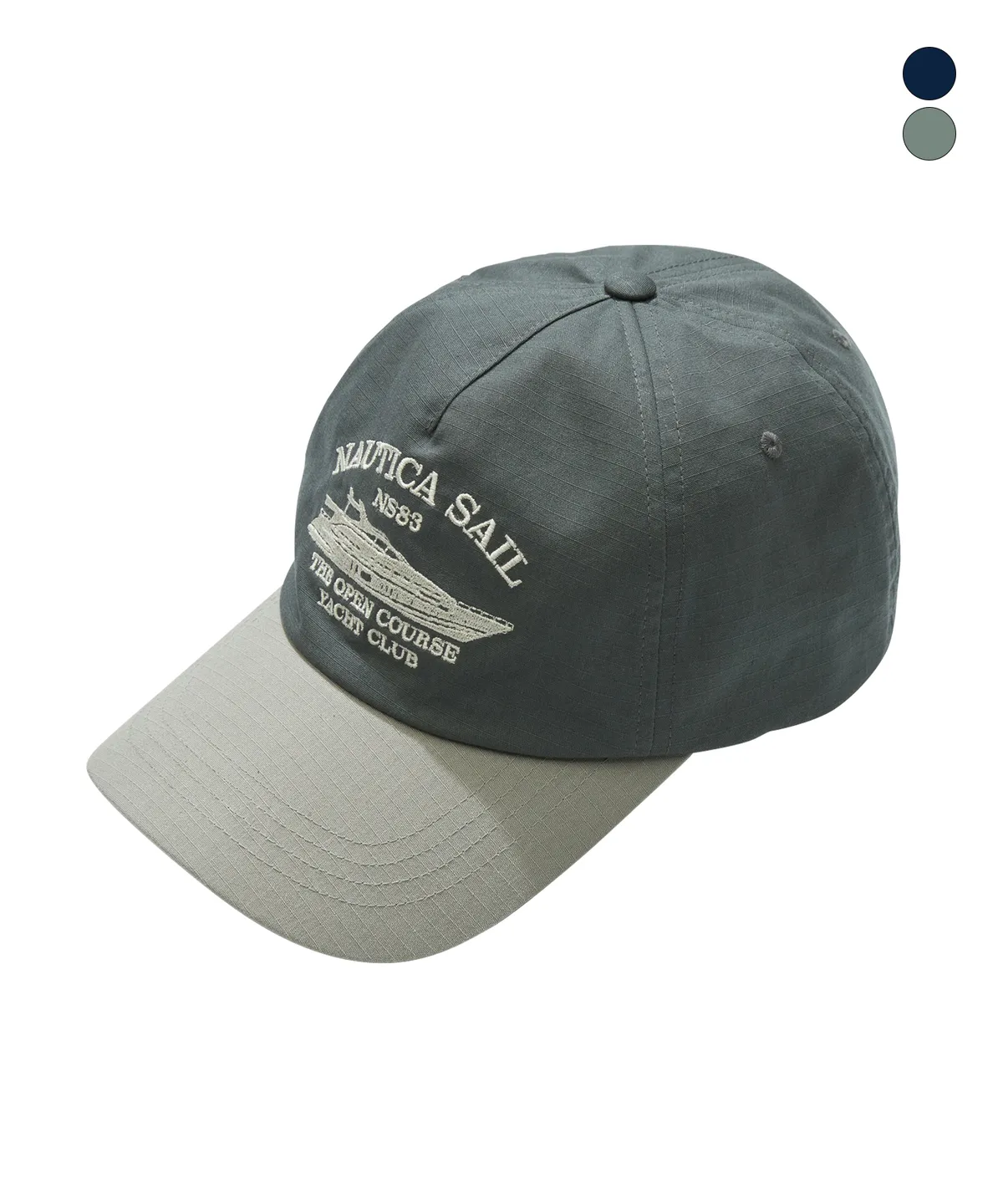 【預購】NAUTICA ZKR0713531 Coastal Lettering 輪船刺繡棒球帽