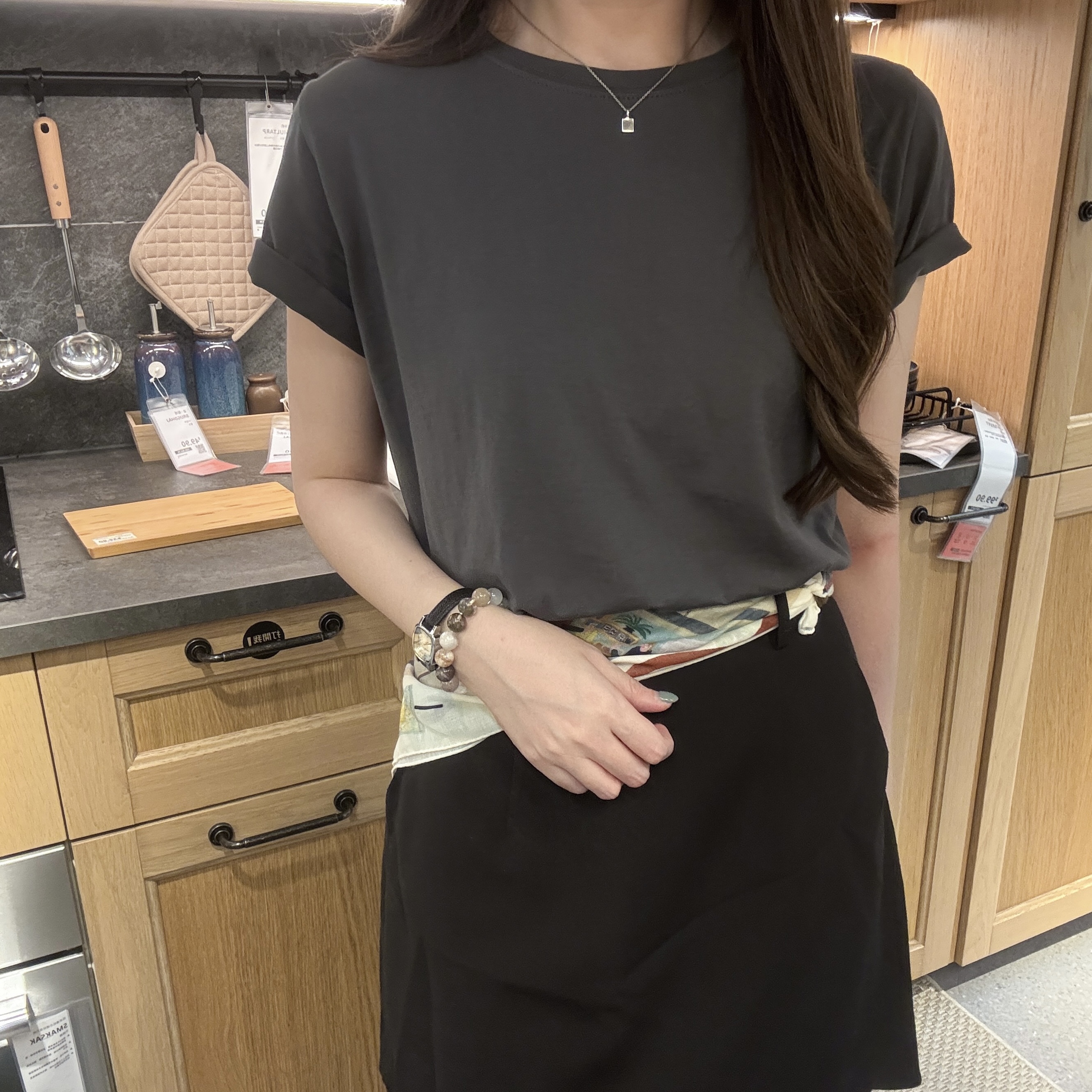《自家設計》TOFU BOX tee-炭灰