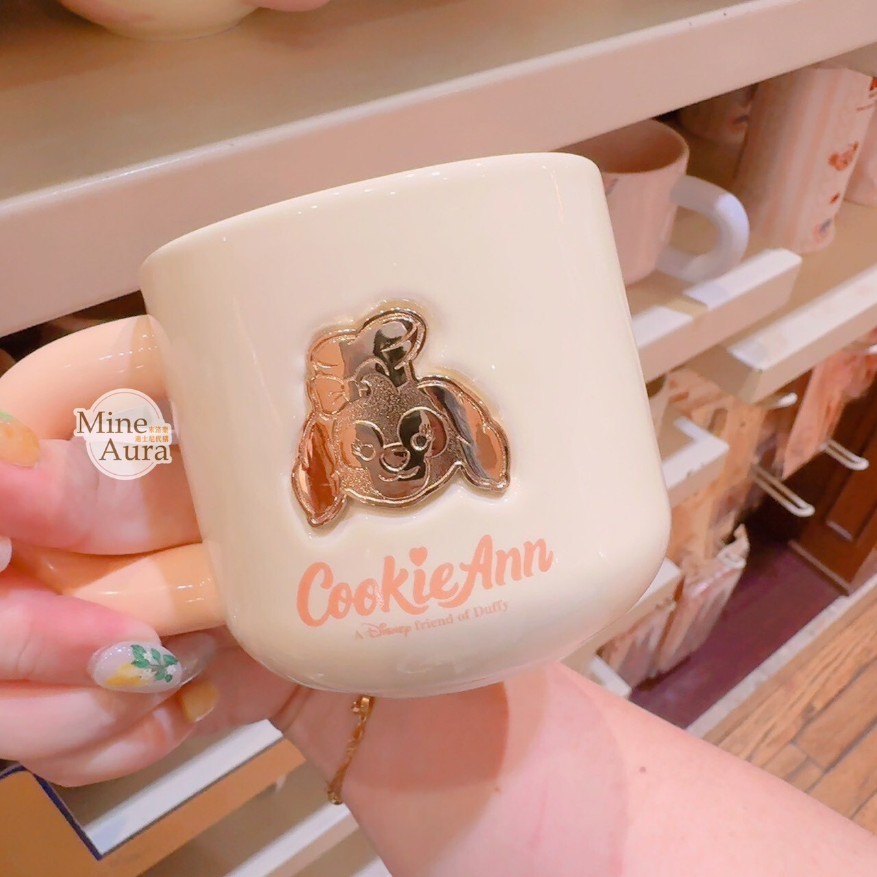 可琦安 餅乾 CookieAnn 經典 圖案 馬克杯 -香港迪士尼樂園