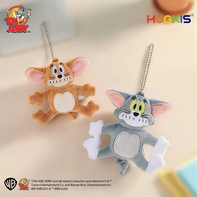 <正版授權>TOM&JERRY 湯姆貓傑利鼠 驚呆驚嚇 吊飾