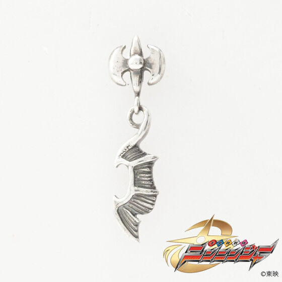 254719 Pbandai 預訂 2026/9月 手裏剣戦隊ニンニンジャー　アオニンジャー　加藤・クラウド・八雲　silver925ピアス（片耳）